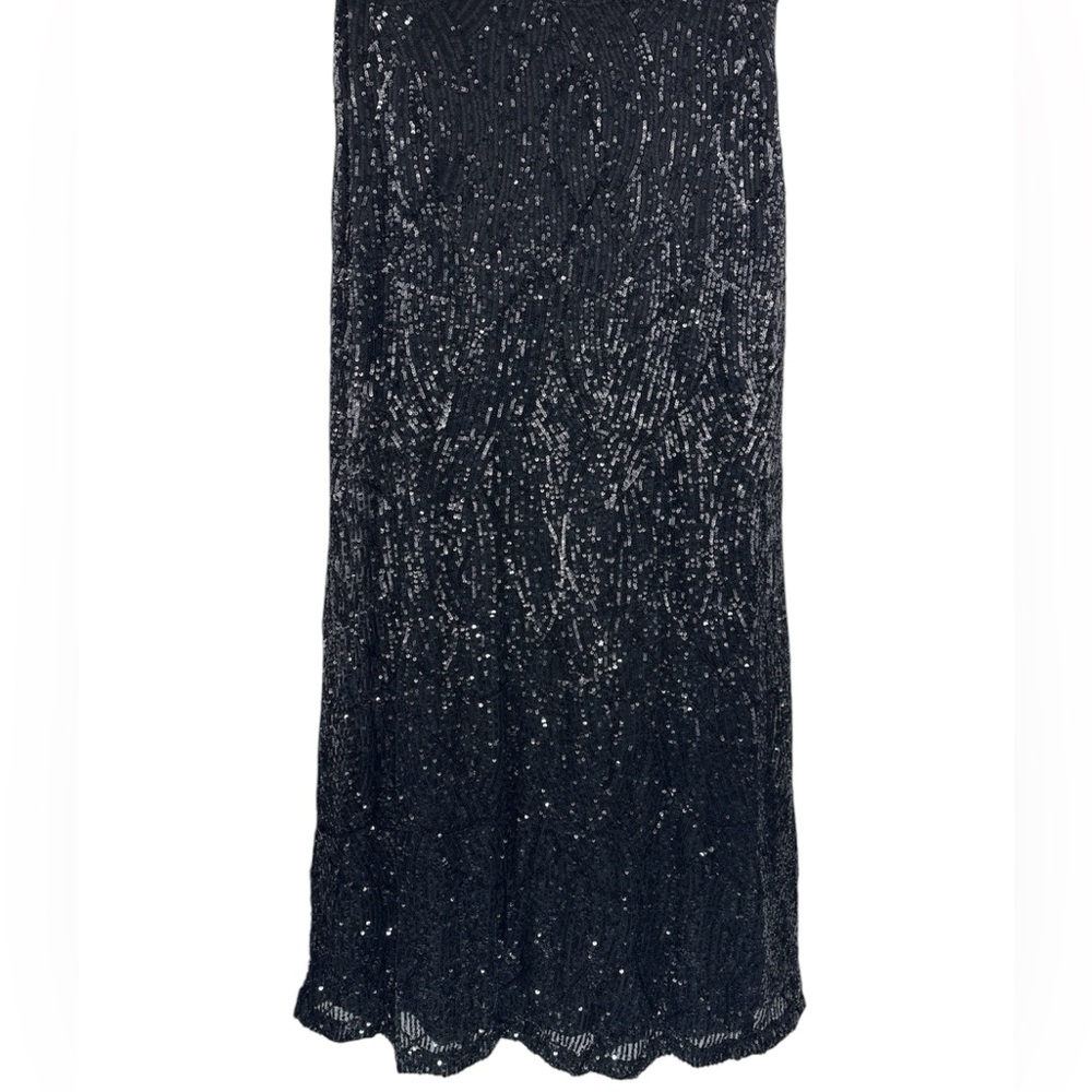 BABEYOND Embellished Sequin Asymmetric Dress Size Medium NWT - Picture 9 of 13